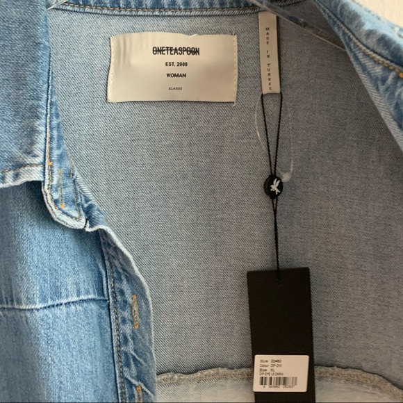 One Teaspoon Dip Dye Button Up sXL - Picture 4 of 7